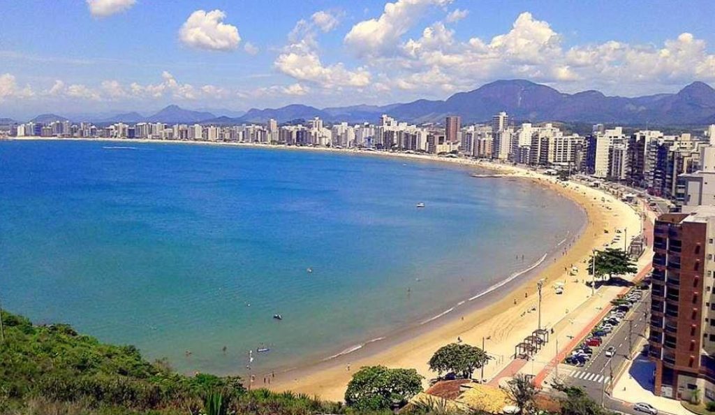 Praia do Morro, Guarapari - vista panorâmica da orla